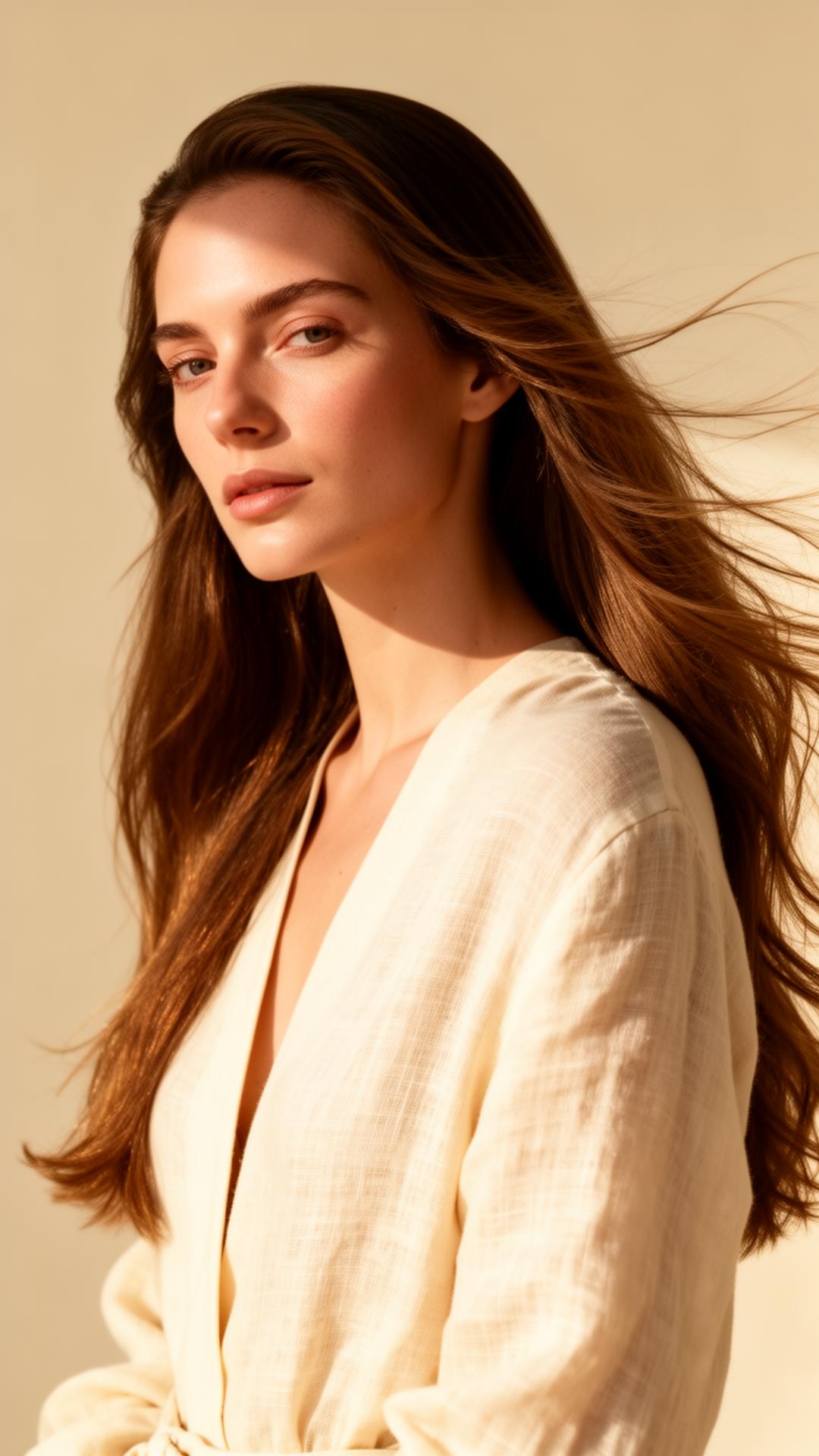 Editorial portrait expressing the long-term vision of hair longevity